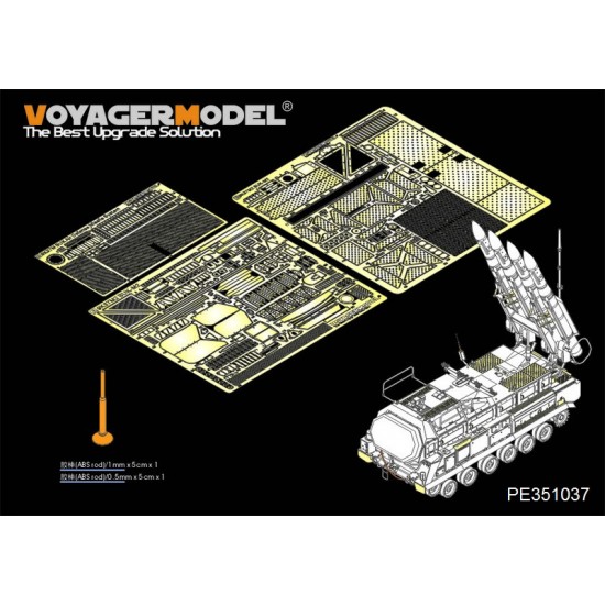 1/35 Modern Russian 9K37M2 BUK-M2 Air Defense Missile System Upgrade set for Panda Hobby #PH35034