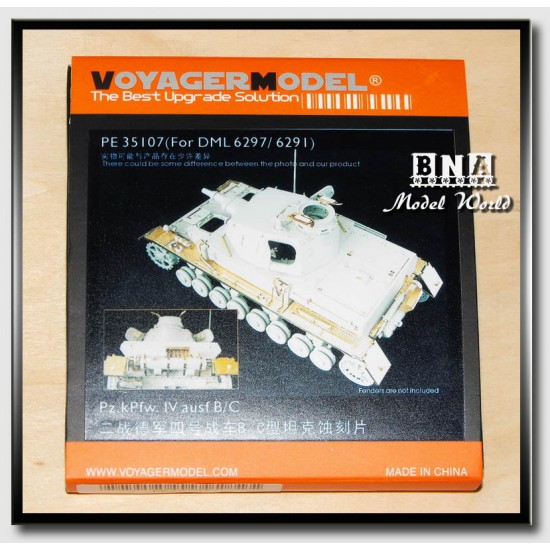 Upgrade Set for 1/35 German Panzer IV Ausf B/C for Dragon kit #6297/6291