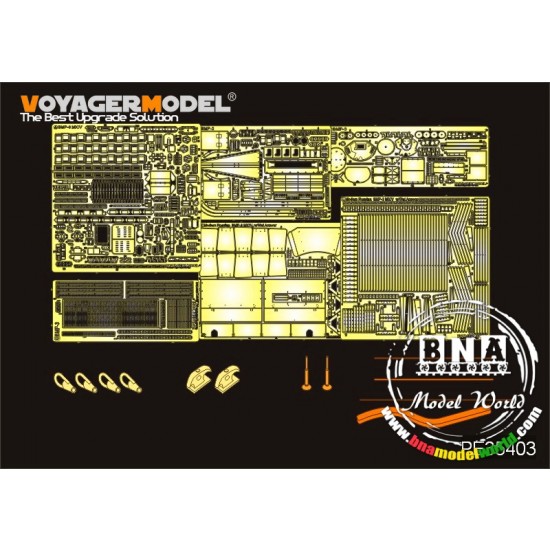 Photoetch for 1/35 Modern Russian BMP-3 MICV w/Slat Armour for Trumpeter #00365 