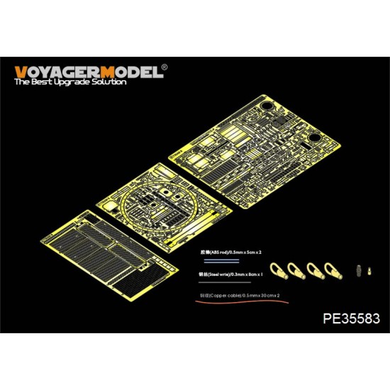 1/35 Modern Israeli Tiran 5 MBT Basic Detail Set for Tamiya kit #35328 