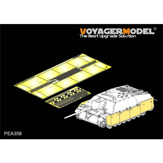 1/35 WWII German Jagdpanzer IV Schurzen Set for Tamiya kit