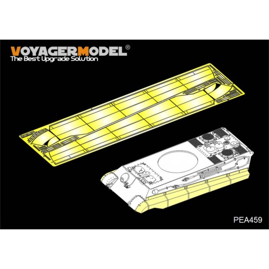 1/35 WWII German SdKfz.182 King Tiger Schurzen Detail set for Dragon/Zvezda kits