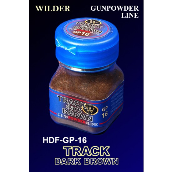 Gunpowder Line Track Dark Brown Pigments (50ml)