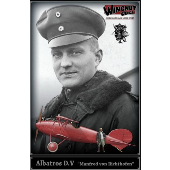 1/32 WWI Albatros D.V "Manfred von Richthofen" 1917 (aircraft kit & resin figure)