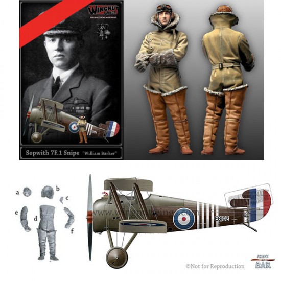 1/32 WWI Sopwith 7F.1 Snipe "William Barker" Fighter