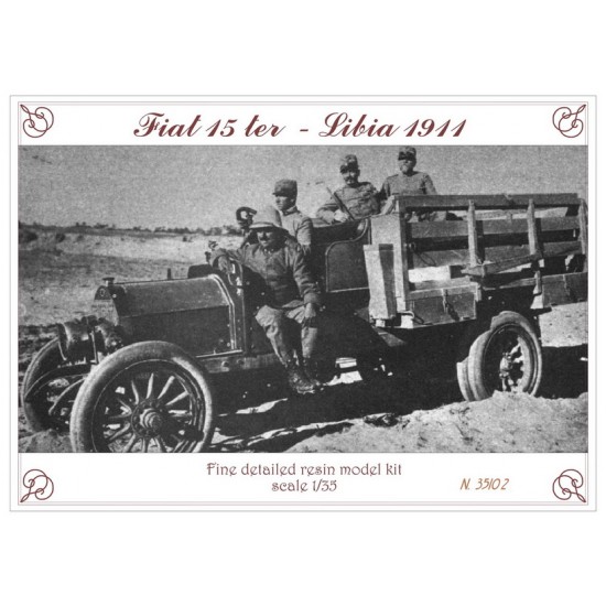 1/35 Fiat 15ter Libia 1911 Resin kit