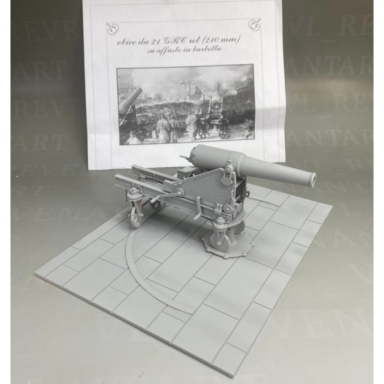 1/35 Howitzer of 21 GRC Ret (210 mm) on Barbette Carriage