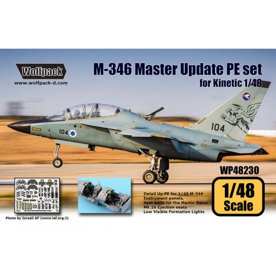 1/48 Alenia Aermacchi M-346 Master Update Detail set for Kinetic kits