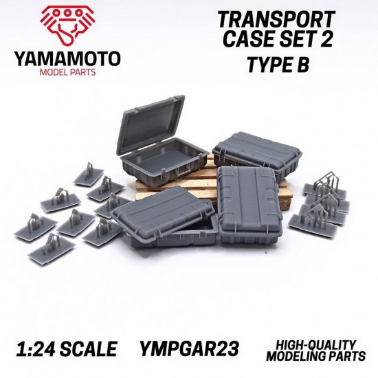 1/24 Transport Case Set 2 - Type B (4pcs)