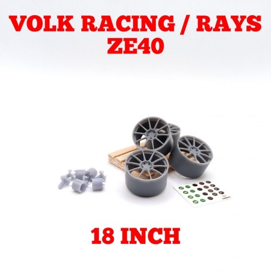 1/24 Volk Racing Rays ZE40 18' + Decals