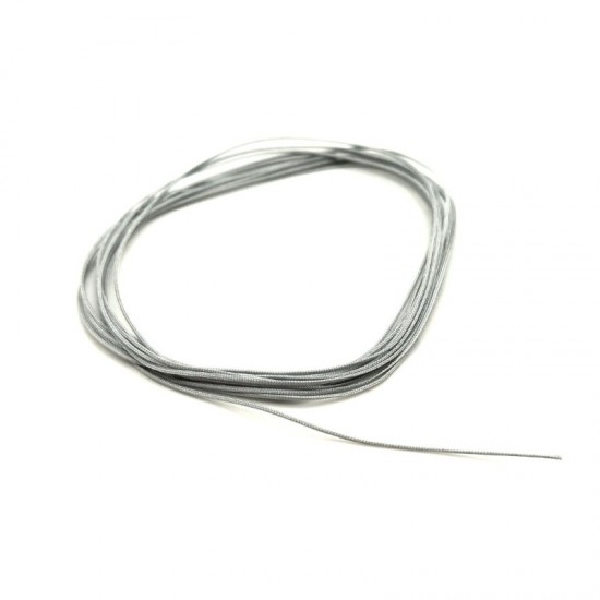 1/24 Braided Hose Line Silver 0.4mm (length 2m)