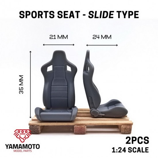 1/24 Sport Seats - Slide Type (2pcs)