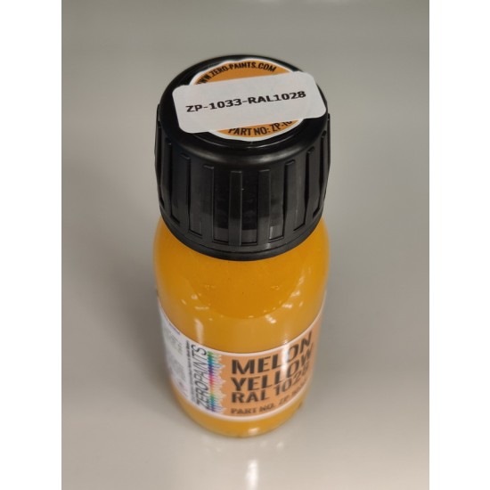 European Standard Colour - RAL1028 Melon Yellow 60ml