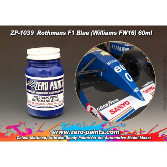 Williams-Renault FW16 Rothmans F1 Blue Paint 60ml