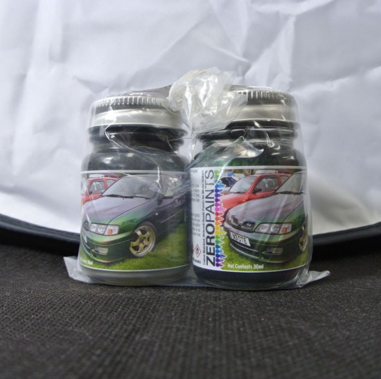 Nissan Primera Mystic Green (Red/Green) Flip Paint 2x30ml