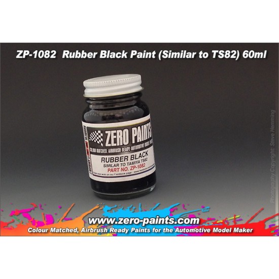 Rubber Black Paint (Similar to TS82) 60ml