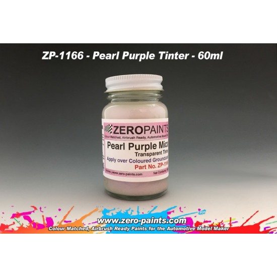 Pearl Purple Mica Transparent Tinter Paint 60ml