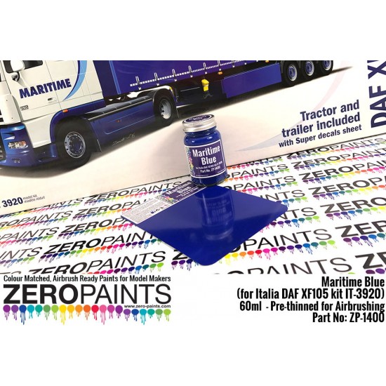 Maritime Blue Paint 60ml - (for Italia DAF XF105 kit IT-3920)