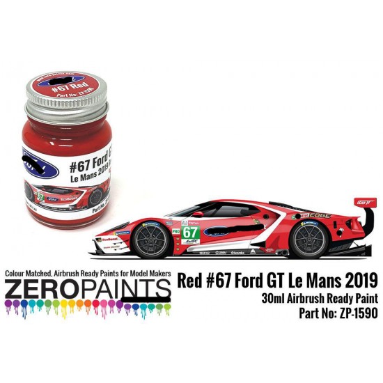 Red Paint for #67 Ford GT Le Mans (30ml)