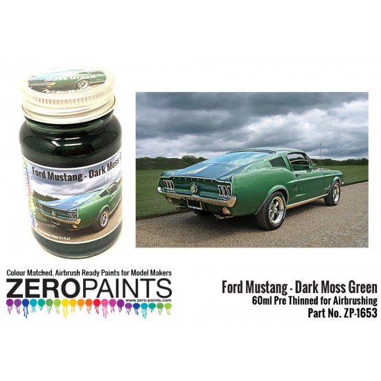 Ford Mustang 1960's - Dark Moss Green Paint 60ml