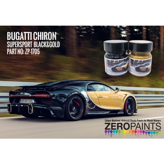 Black & Gold Bugatti Chiron Supersport (2x30ml)