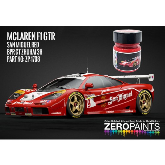 San Miguel Red - McLaren GTR F1 BPR GT Zhuhai 3H (30ml)