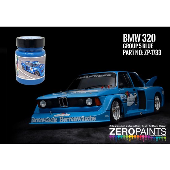 BMW 320 Gr.5 Blue Paint (60ml) for Italeri #3626