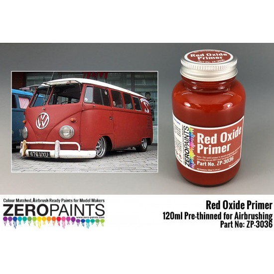 Red Oxide Primer 120ml for Airbrushing