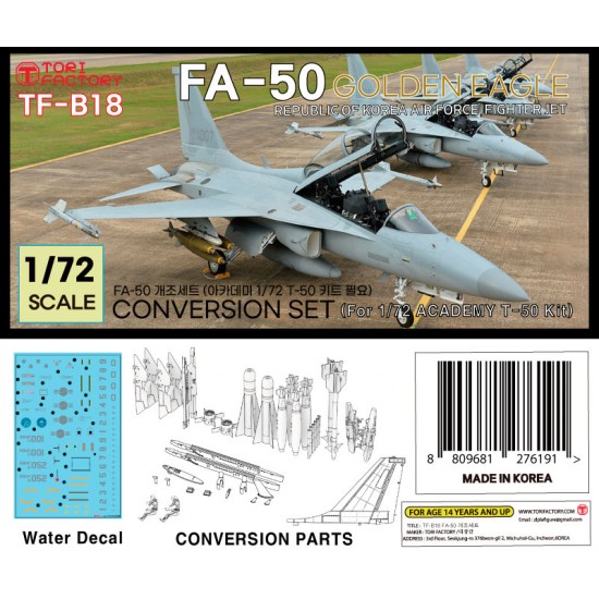 1/72 ROK FA-50 Conversion Set for Academy T-50 kit