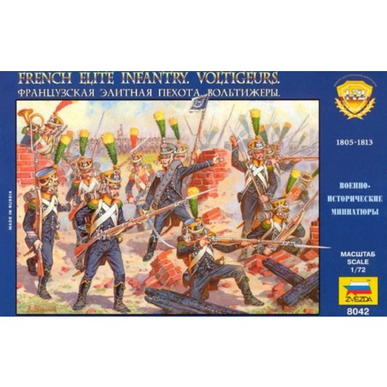 1/72 French Elite Infantry Voltigeurs 1805-1813 (40 Figures)