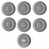 1/35 WWII US Army M8 Combat Wheel Tyres