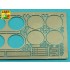 1/16 Tiger I E Tunisia 501 abt. Air Filter Covers for Tamiya kits