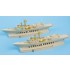 1/700 Santa Maria/Adelaide Guided Missile Frigate Detail Parts for AFV Club #SE70011