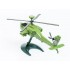 Quickbuild Boeing Apache Plastic Brick Construction Toy (Rotorspan: 189mm)