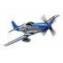 Quickbuild D-Day P-51D Mustang Plastic Brick Construction Toy (Wingspan: 242mm)