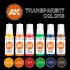 Acrylic Paint 3G Set for Sci-Fi - Transparent Colours (6x 17ml)