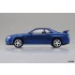 1/32 Nissan R34 Skyline GT-R Custom Wheel (Bayside Blue) Snap Kit No.11-Sp1