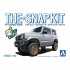 1/32 Suzuki Jimny Custom Wheel (Silky Silver Metallic) Snap Kit No.8-Sp4