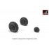 1/72 Iljushin IL-2 Bark (Late) Wheels w/Weighted Tyres