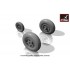 1/72 Gloster "Javelin" Wheels