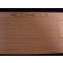 1/350 IJN Aircraft Carrier Zuikaku 1944 Wooden Deck for Fujimi kit #600048