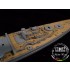 1/700 DKM Bismarck 26-27 May 1941 Wooden Deck for Dragon kit #7125