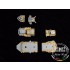 1/700 DKM Bismarck 26-27 May 1941 Wooden Deck for Dragon kit #7125