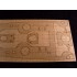 1/400 DKM Gneisenau Wooden Deck for Heller kit #81080