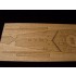 1/400 DKM Gneisenau Wooden Deck for Heller kit #81080