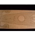 1/400 DKM Gneisenau Wooden Deck for Heller kit #81080