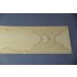 1/350 IJN Musashi Wooden Deck w/Masking Sheet & Photoetch for Tamiya #78016/78031