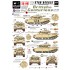 1/35 British Centurions 1956 Decals for 6 Royal Tank Regiment in Suez Crisis 