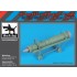 1/48 Dassault Mirage F1Ct/Cr Engine & Trolley for KittyHawk kits