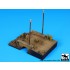 1/72 Destroyed Bridge Section Diorama Base (Size: 80x125mm)